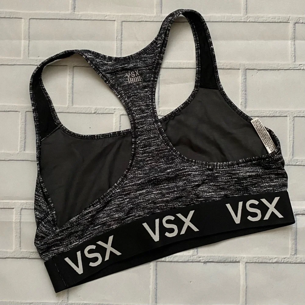 Victoria’s Secret Sport Gray and Black Low Support Sports Bra - Picture 3 of 6
